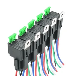 5 pin 12v 30A Automotive relay Manual Relay 12 Volt Relay Replacement Electrical System Starter Relays Suitable for 12 Volt