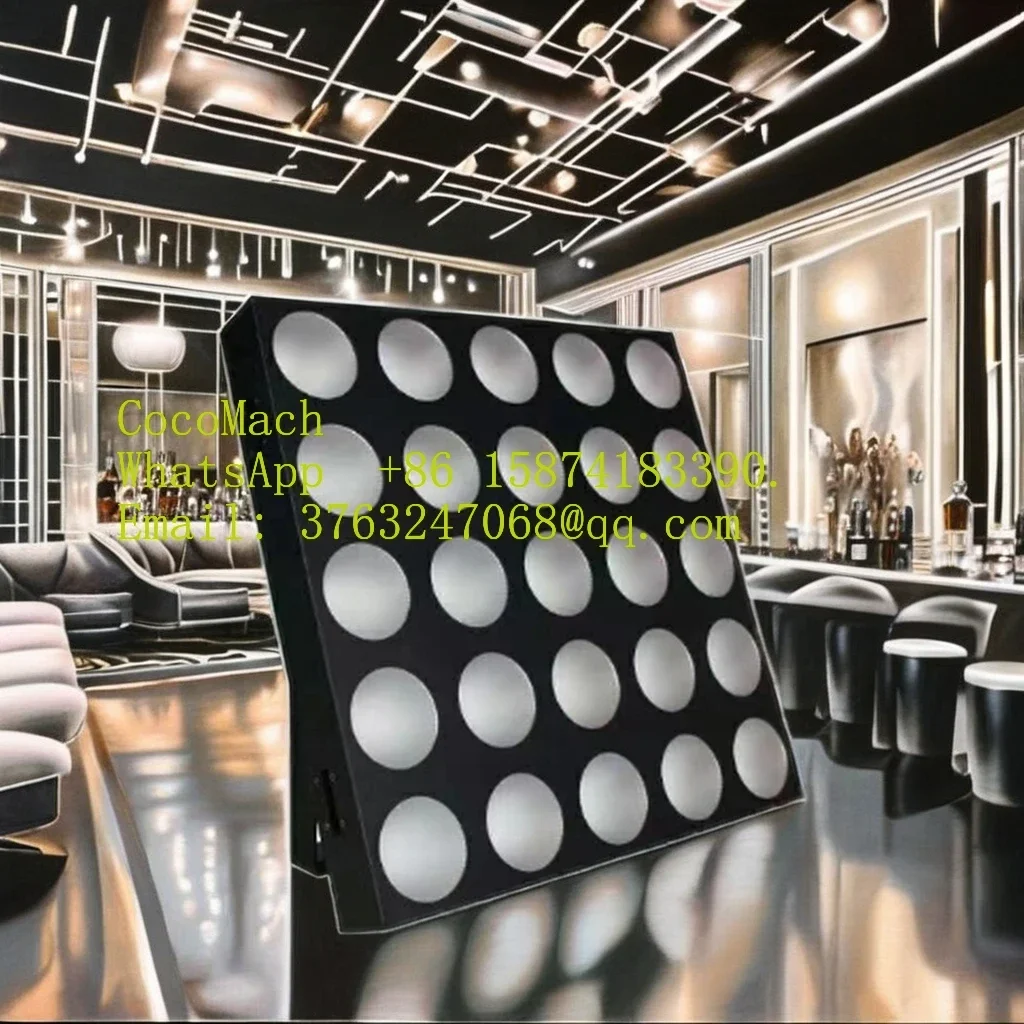 25*10W 4in1 RGBW LED Blinder Light with 4 In 1 Flight Case Professional DMX Stage Lighting for DJ Disco Club Party Wedding