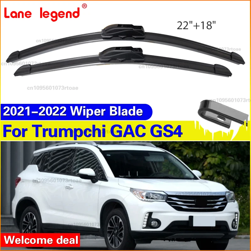 

2Pcs Car Front Wiper Blades For Trumpchi GAC GS4 2021 2022 Windscreen Windshield Car Accessories Window 22" + 18"