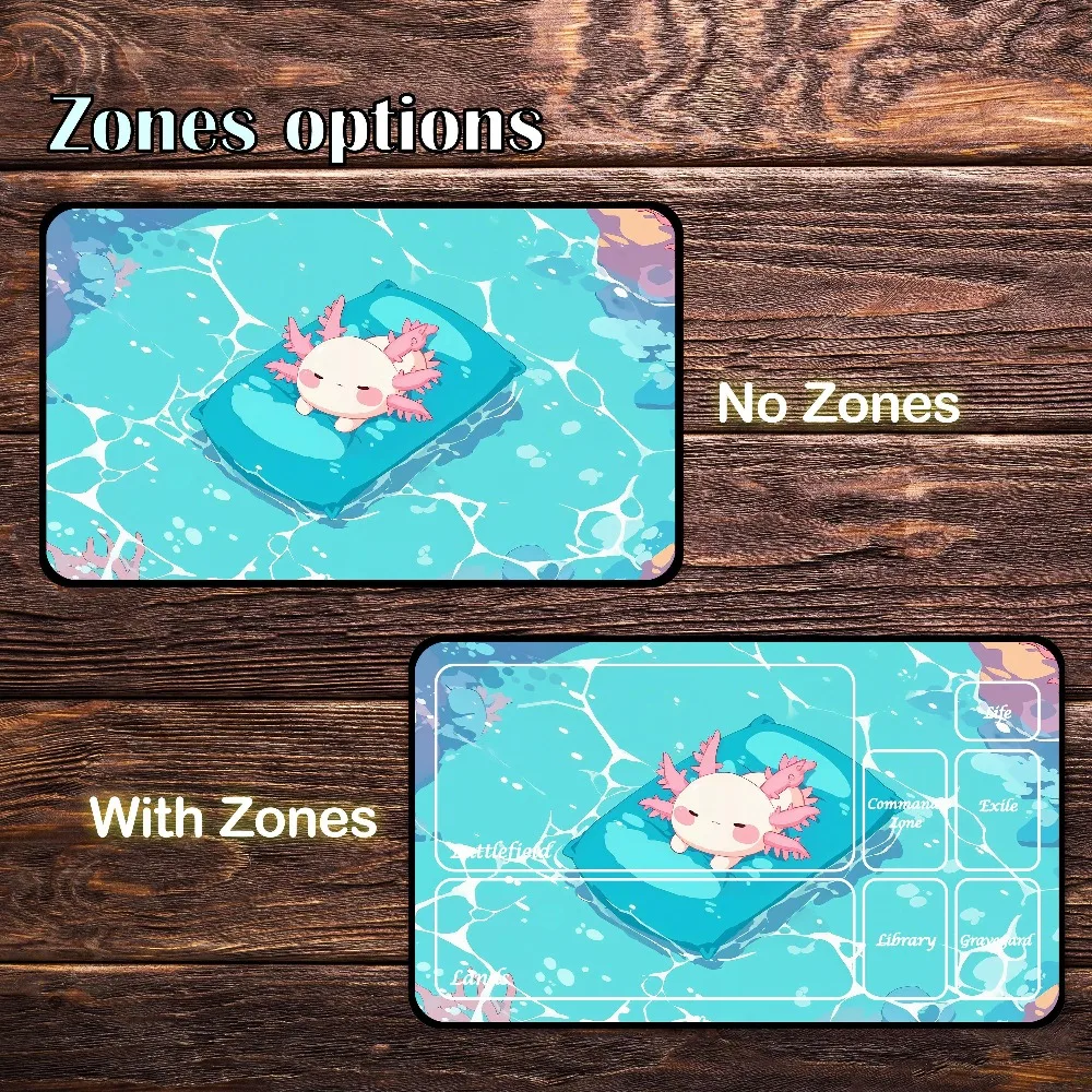MTG Playmat, Board Game Mat for TCG, Ocean Spirit , Trading Card Games desk accessories alfombrillas para escritorio