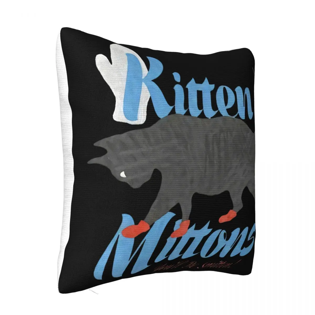 Kitten Mittons Tv Its Always Sunny In Philadelphia Mens Adult Graphic T Loose Creative Design Music Pillow Case