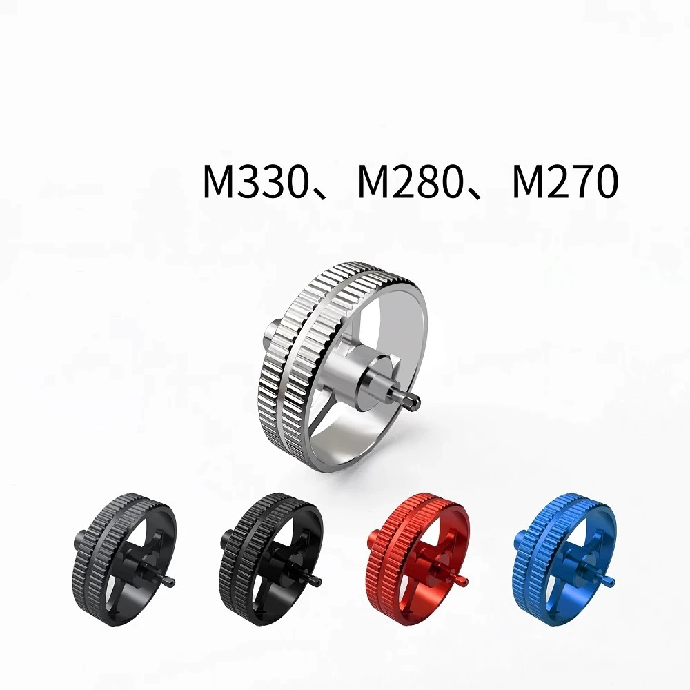 

Цельное металлическое колесо прокрутки мыши для Logitech M330/M280/M270, сменный ролик для мыши из магниевого алюминиевого сплава, аксессуар