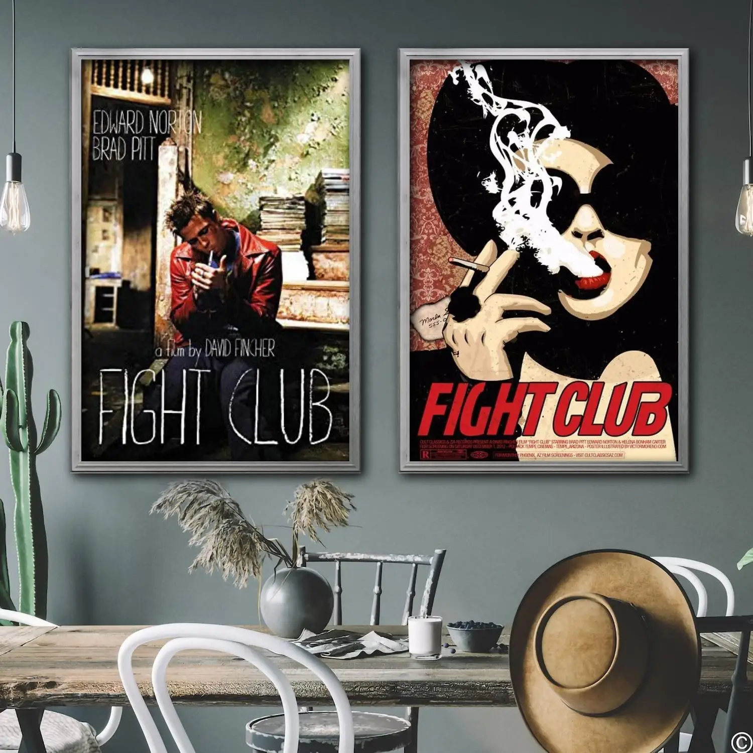 

fight club movie Decorative Canvas Posters Room Bar Cafe Decor Gift Print Art Wall Paintings