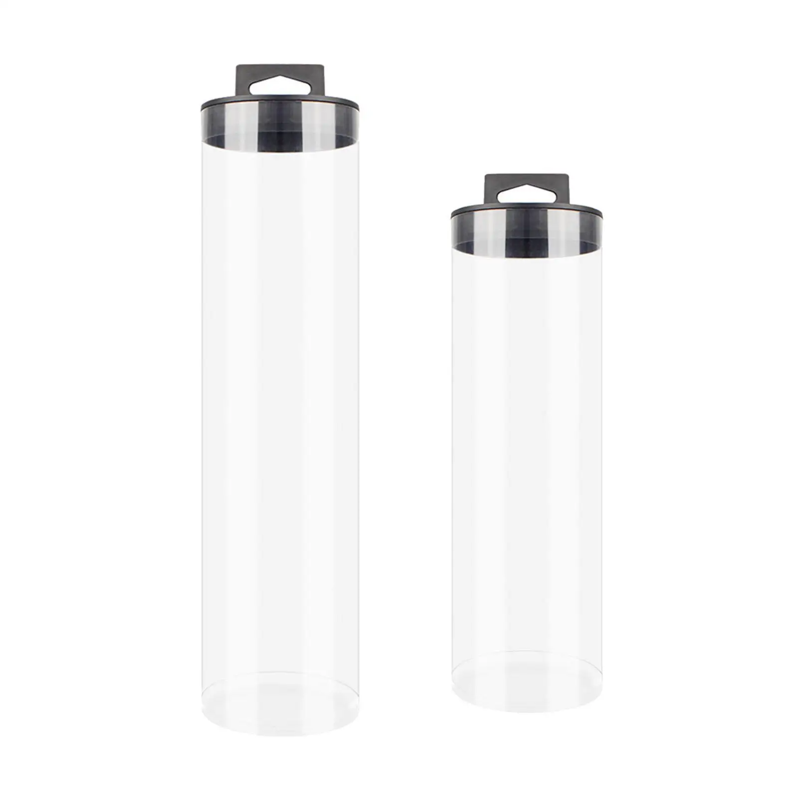 Tennis Ball Storage Tube Holder PS Material Clear Container Sports Equipment Organizer for Ball Collection