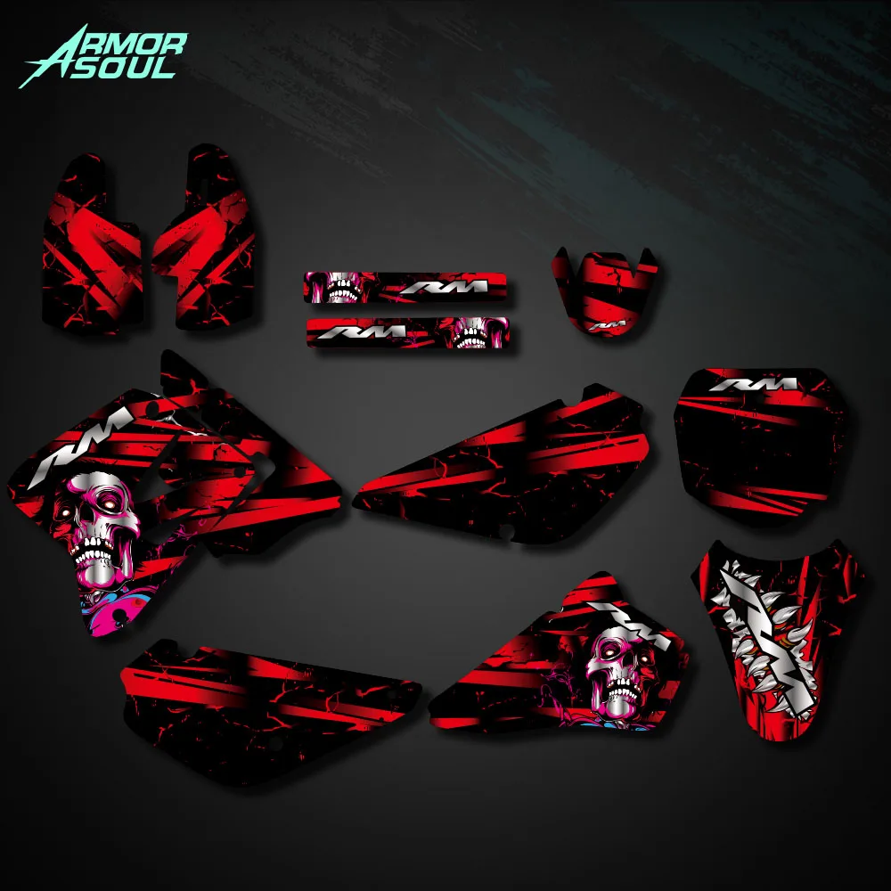 Picture 4: For SUZUKI RM85 2002 2003-2008 2009-2012 2013 2014 2015 Motorcycle GRAPHICS & BACKGROUNDS DECALS LABELS Kits Custom Number