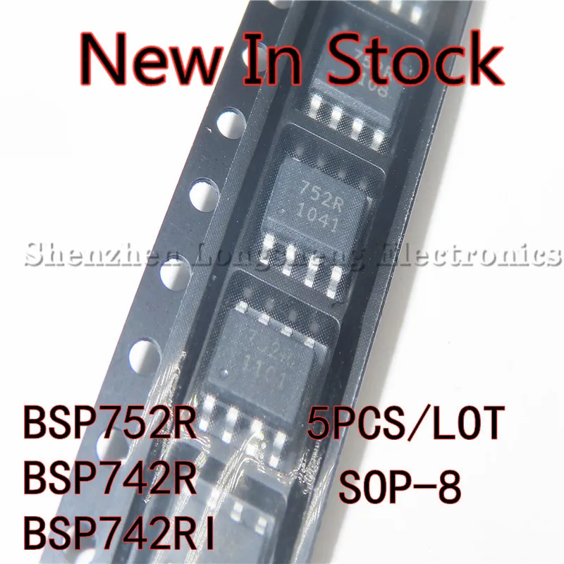 

5PCS/LOT BSP752R 752R BSP742R 742R BSP742RI 742RI SOP-8 SMD Automotive High Power Switch Chip New In Stock