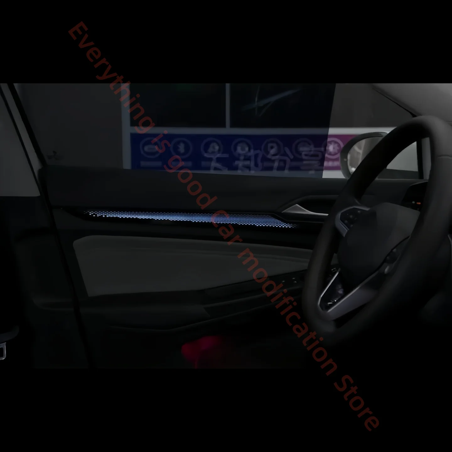 Atmosphere Lamp For Volkswagen VW Golf 8 Car Interior Lighting Upgrade Car accessories 1:1 trim panels Screen &APP control new