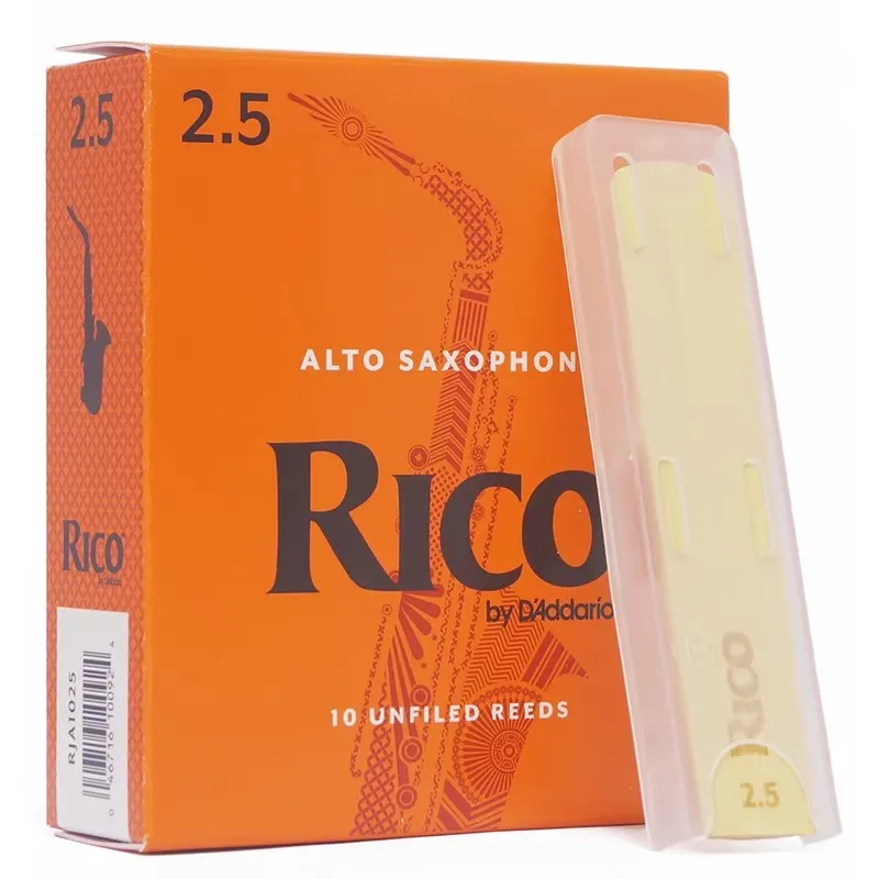 USA Original D’Addario RICO Orange Box Reeds Eb Alto Baritone Bb Soprano Tenor Barione Saxphone Bass Clarinet Classic