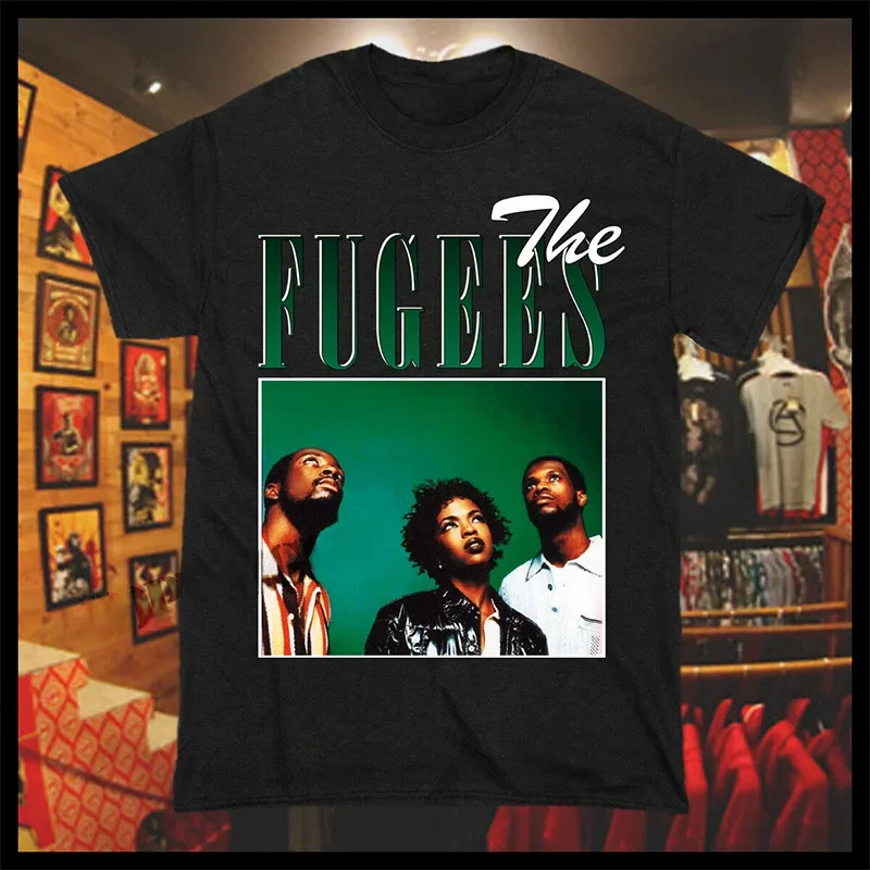 New 3D Printed Hip Hop Combination The Fugees Band Printed T-shirt Lauryn Hill Pras Wyclf Jean Men's Pattern T-shirt Fashion Tee