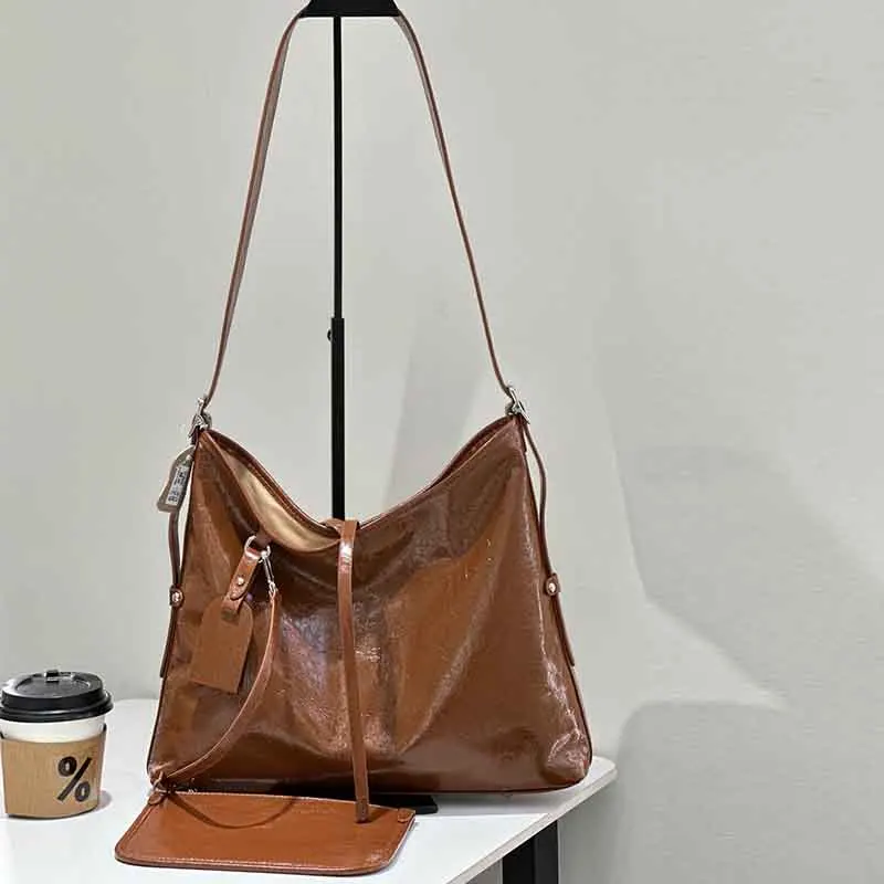 

Luxury Brand Rodeo Women Bags Genuine Leather Brown Suede Women Totes Gold Buckle Women Shoulder Bags Fashion Women Handbags