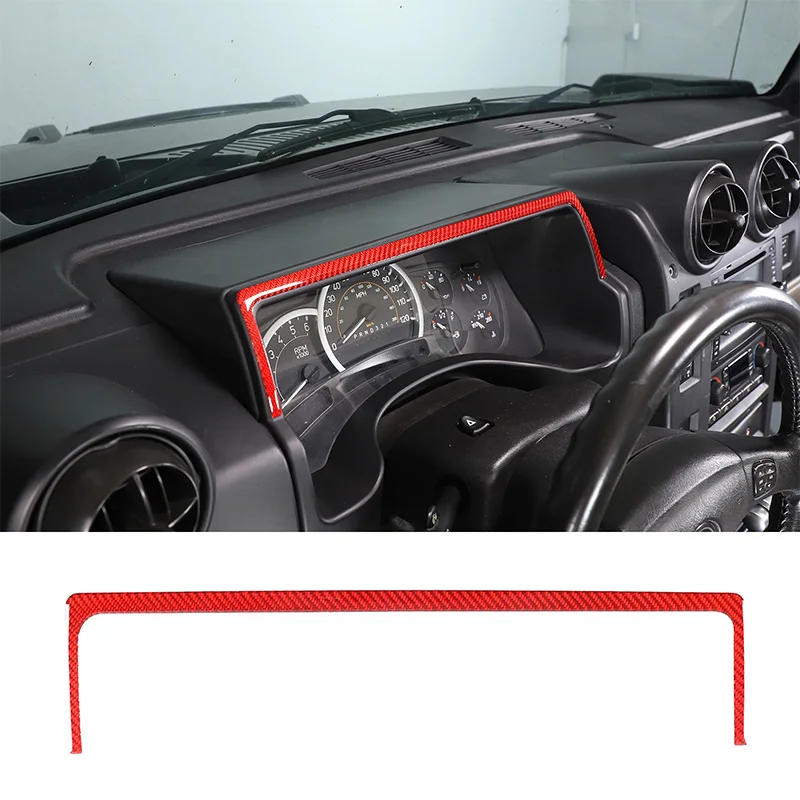 For Hummer H2 2003-2007 soft carbon fiber car dashboard trim stickers interior modification accessories