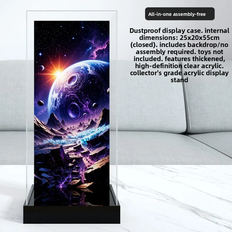 Acrylic Dust-Proof Box Suitable for LEGO 42221 Technic Set NASA Space Launch System Display Cover Transparent Box