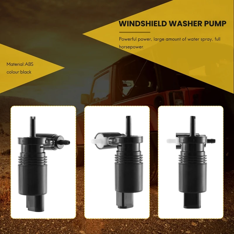 Новый насос омывателя лобового стекла в сборе для Jeep Compass Cherokee Commander Dodge Chrysler 05152075AC 05179153AC 05179153AB