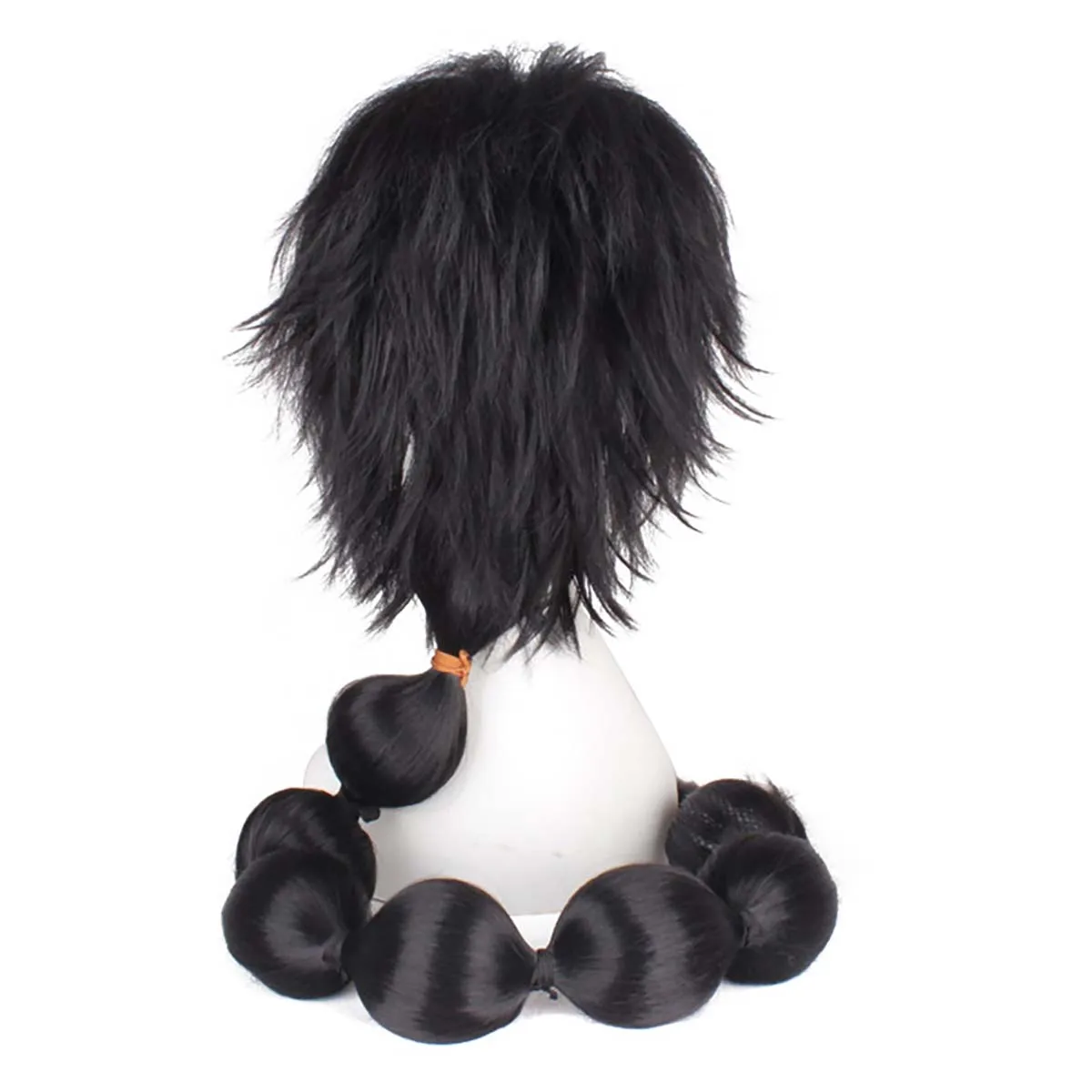 Anime Magi Judal Judaru Cosplay Black Long Synthetic Hair Wig