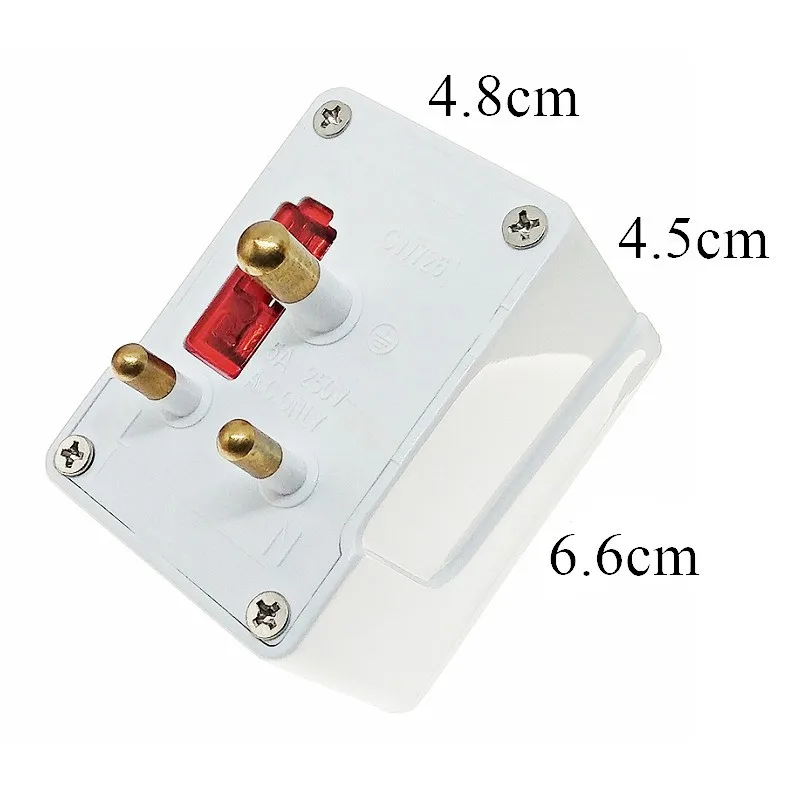 3 IN 1 - Indian, Sri Lanka, Nepal, Pakistan, Bangladesh Power Plug Adapter AC250V 5A