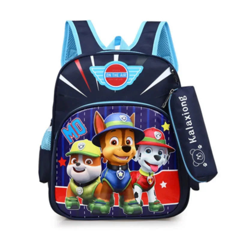 Paw Patrol plecaki Cartoon tornister plecak przedszkole Chase Skye Marshall wodoodporna duża pojemność druk 3D dla dzieci