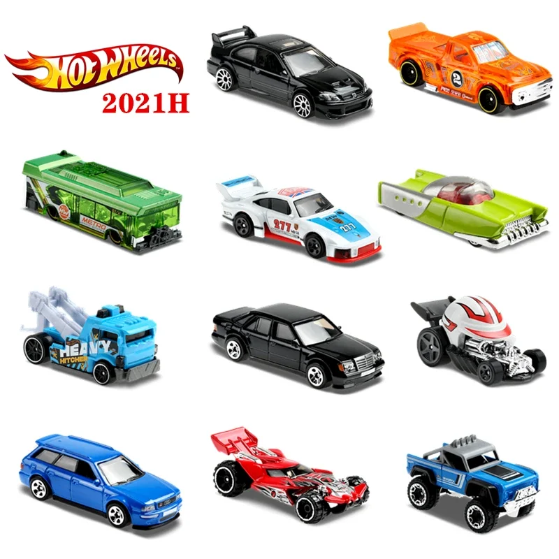 2021H Original Hot Wheels Mini Alloy Coupe Model Metal Die-Casting Simulation Racing Kids Toys Gift