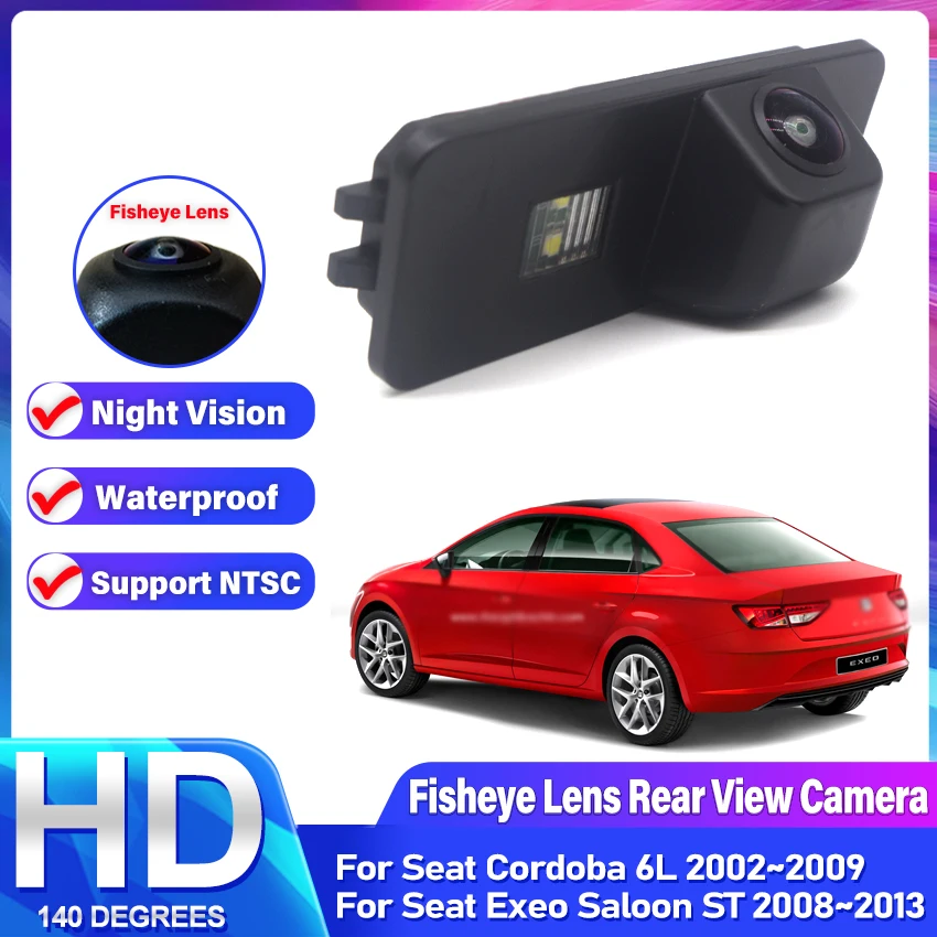 CCD HD Waterproof Car Parking System Reversing Backup Rear View Camera For Seat Cordoba 6L 2002~2009 Exeo Saloon ST 2008~2013