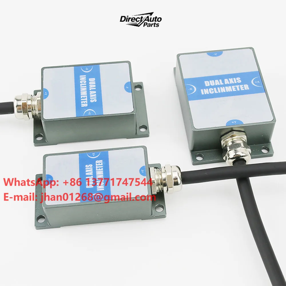 Taidacent IP67 4-20mA 0.5-4.5V Analog TTL CAN RS485 IP67 Inclinometer 1/2 Axis Tilt Angle Sensor Dual Inclination Level Sensor