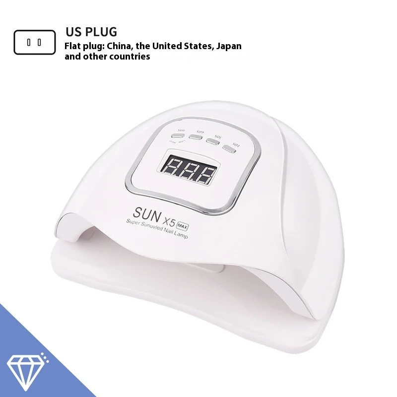 120w X5max เล็บและเล็บอัจฉริยะ Quick-Drying Baking Light Therapy Machine Light Therapy เล็บศิลปินเล็บ