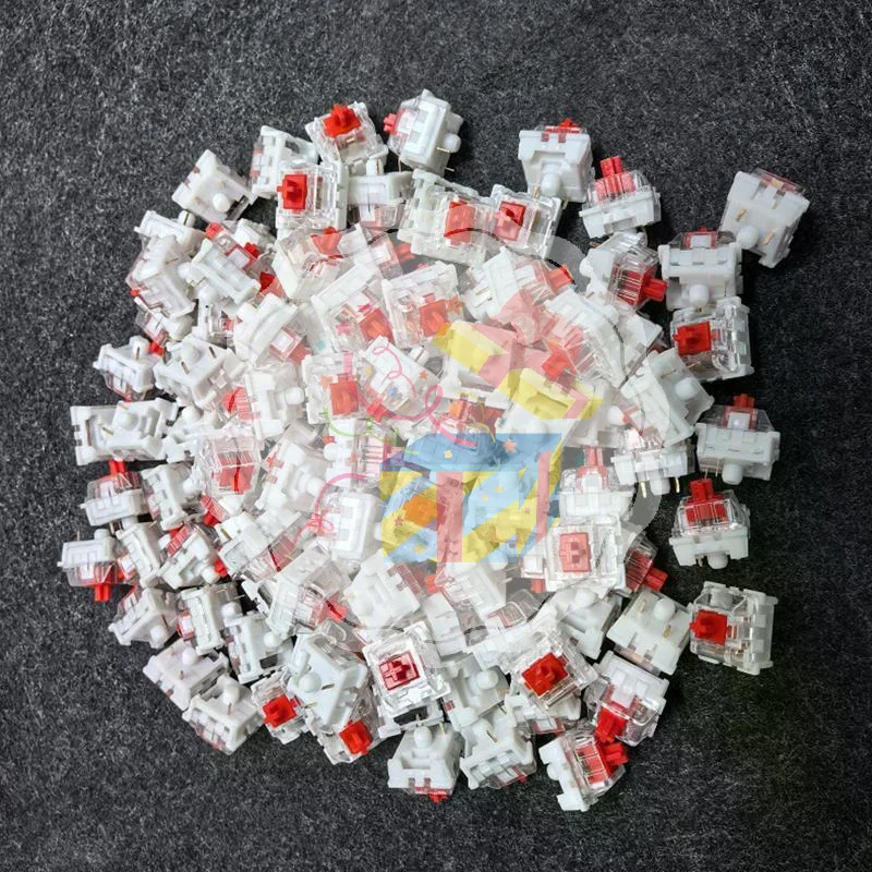 500Pcs Hot Swappable Keyboard Switches Long Lifespan with Key Cap Puller for Mechanical Keyboard DIY Modding Kits