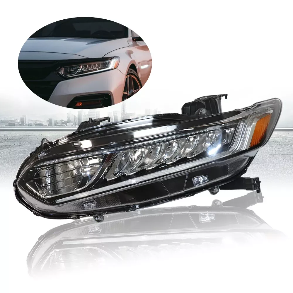 Conjunto de faros halógenos LED lado izquierdo 33150TVAA01 para Honda Accord 2018 2022