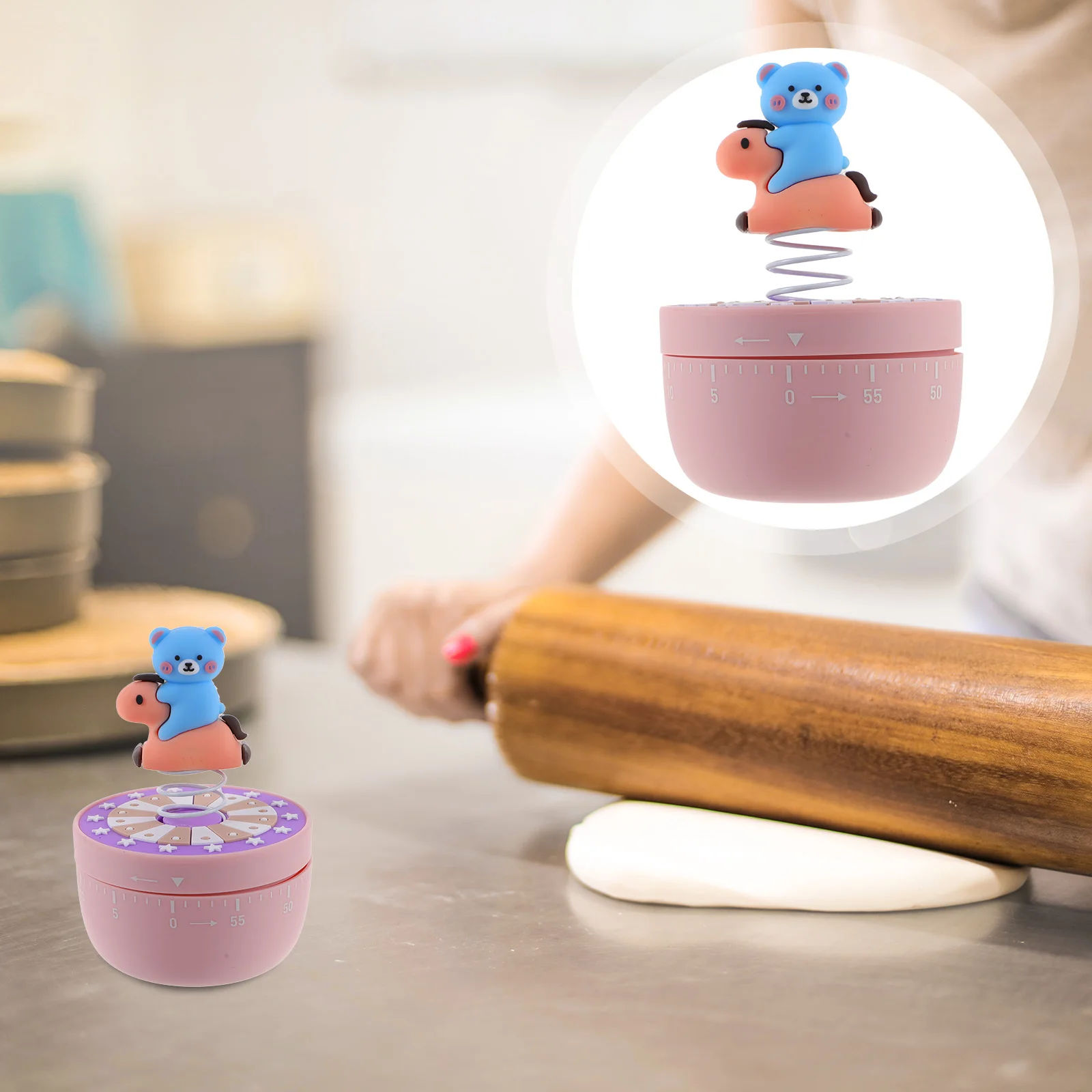 

Кухонный таймер, механический мультяшный дизайн для приготовления пищи, сна, фитнес-менеджер, домашний декор, механический таймер