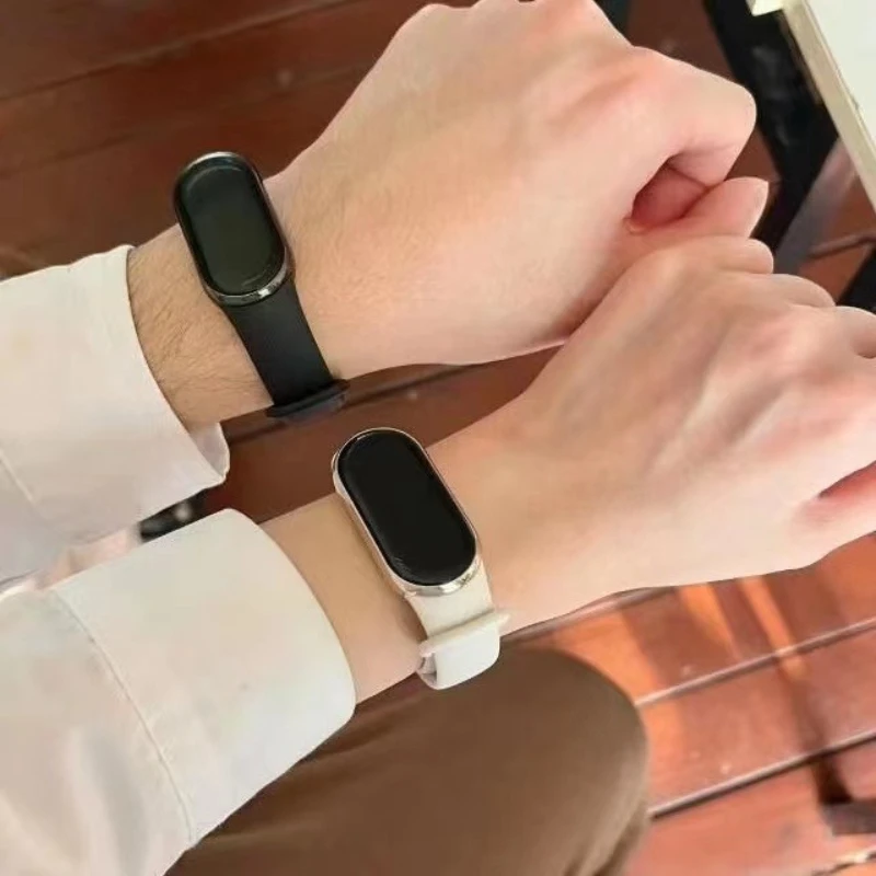 3 Stück Silikonarmband für Xiaomi Mi Band 10-NFC Ersatzarmband miband10 Zubehör Sport wasserdichtes Armband Smart Mi Band 9-8