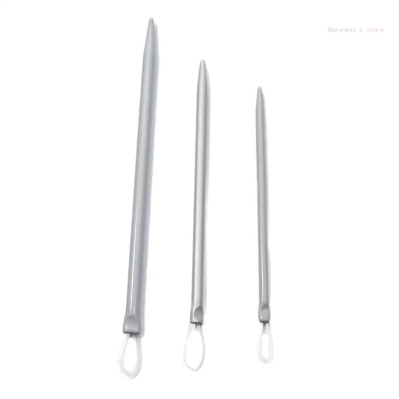 3pcs/set Nylon Wire Knitting Needle Yarn Sewing Needle Apparel Sewing Fabric