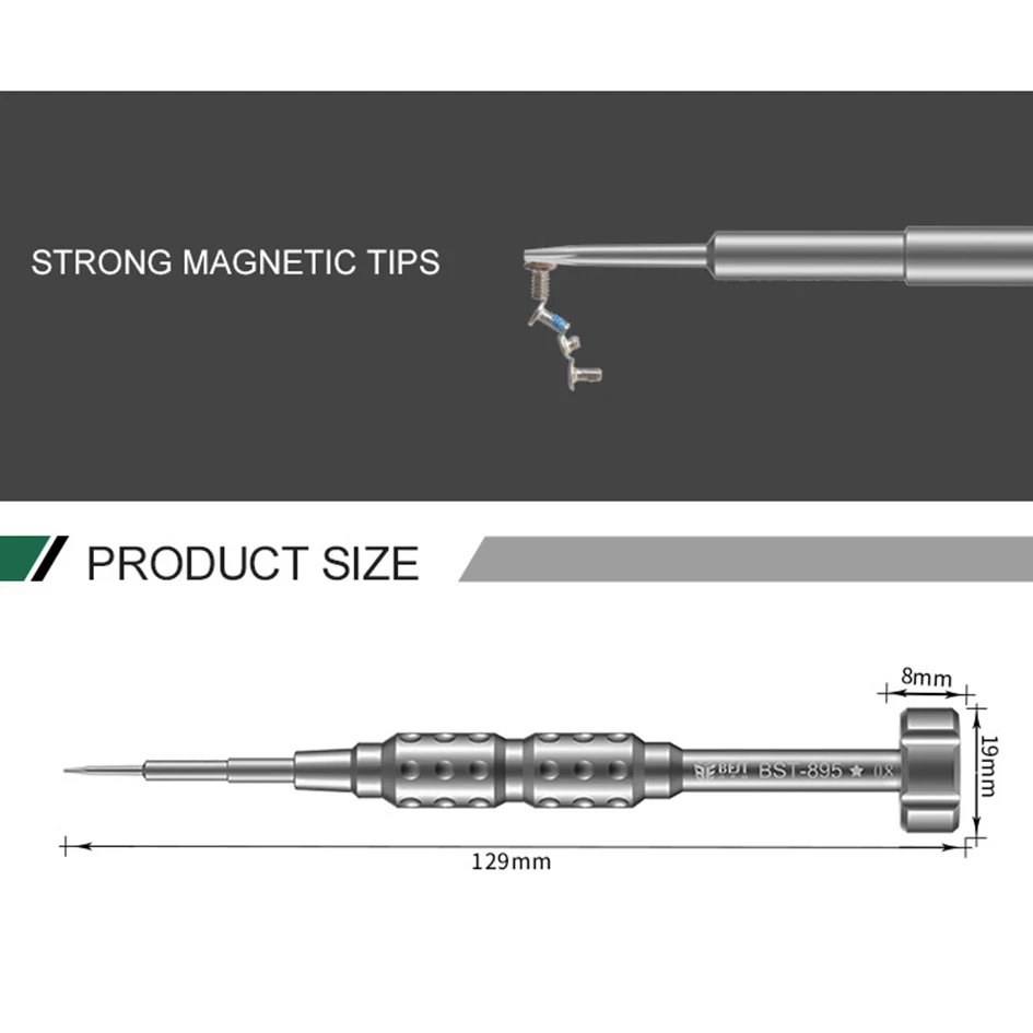 Original Best 895 Screw Driver Torx T1 T2 0.6Y 1.5 Phillips 0.8 Pentalobe M2.5 Screwdriver For Mobile Phone iPhone Repair Tool