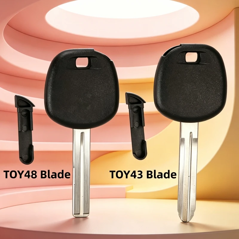 5/10/20pcs Replacement Key Case for Toyota Corolla Yaris Avensis Transponder Key Shell TOY48/TOY43 Blade No Chip