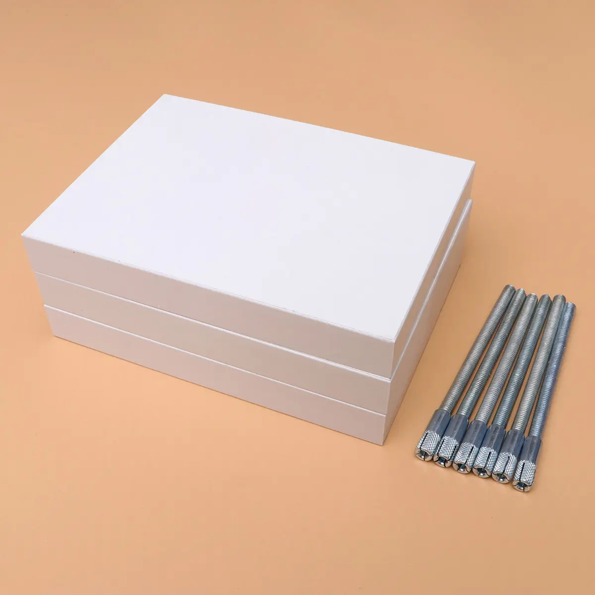 

3Pcs Wall-Mounted Bookshelf Shelves Storage Rack for Home Office Bedroom Living Room Small Decor Organizer