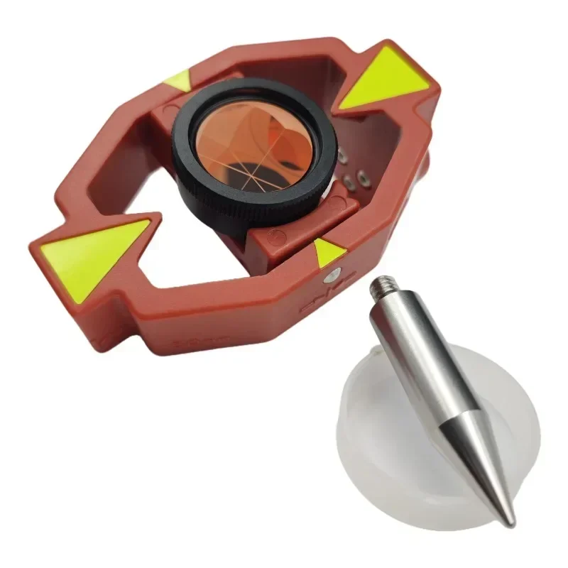 Mini riflettore prisma per stazione totale di tipo svizzero punto di rilevamento costante + 17.5MM/0MM/-30MM accessori topografia