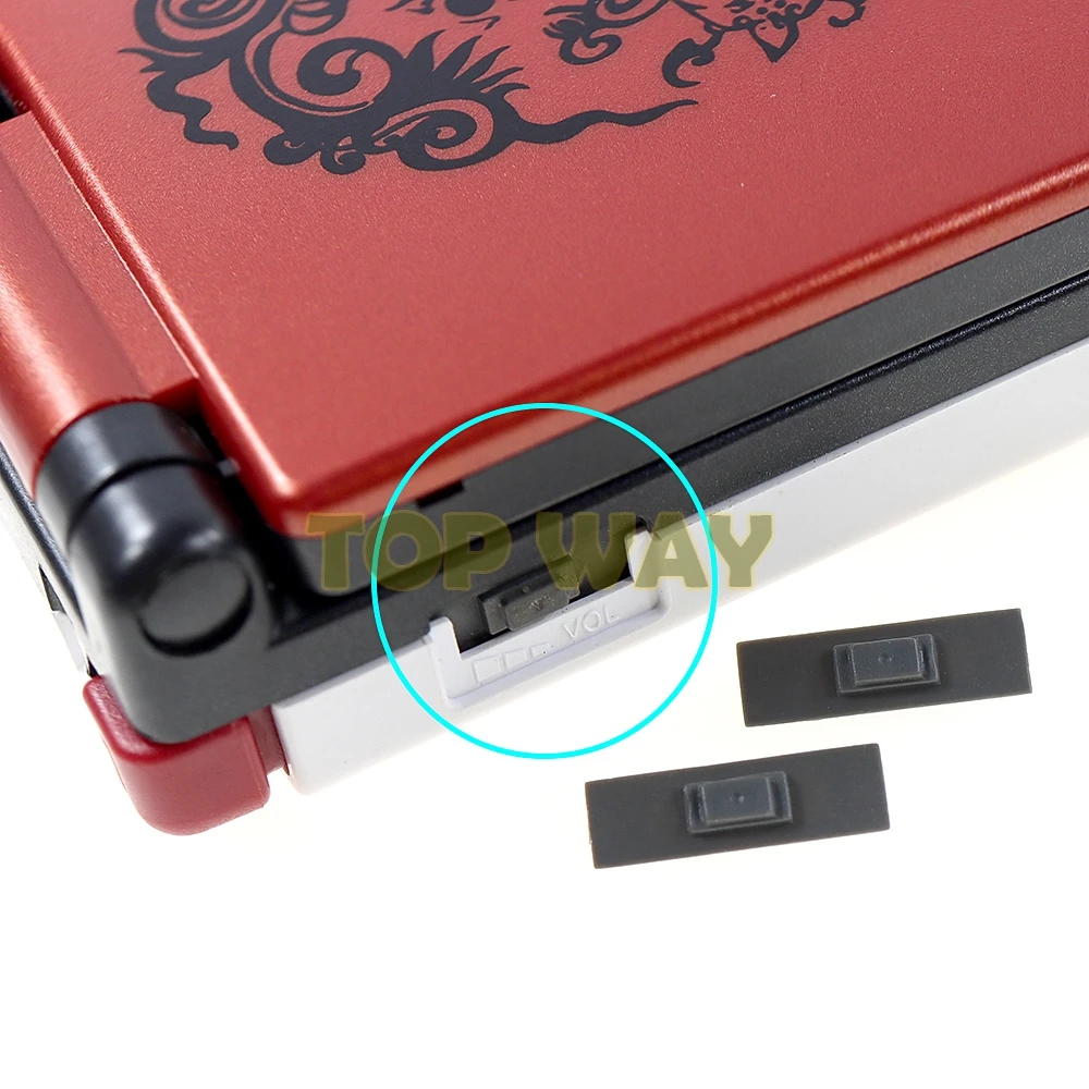 1 個の新しい交換部品 GBA SP ボリュームスイッチ電源ボタンキャップ用