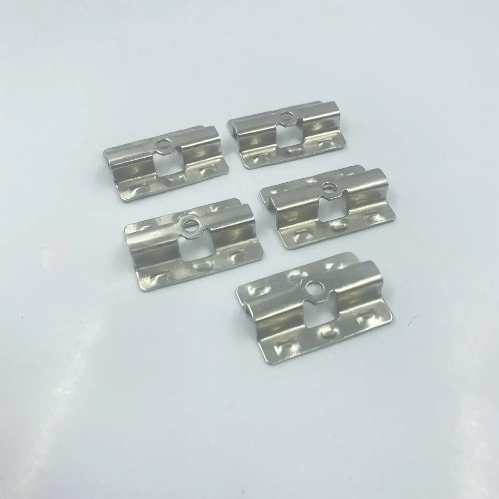 

300 шт., невидимая внешняя композитная палуба из нержавеющей стали, U-образный зажим, кронштейн, крепеж для пола, доска WPC