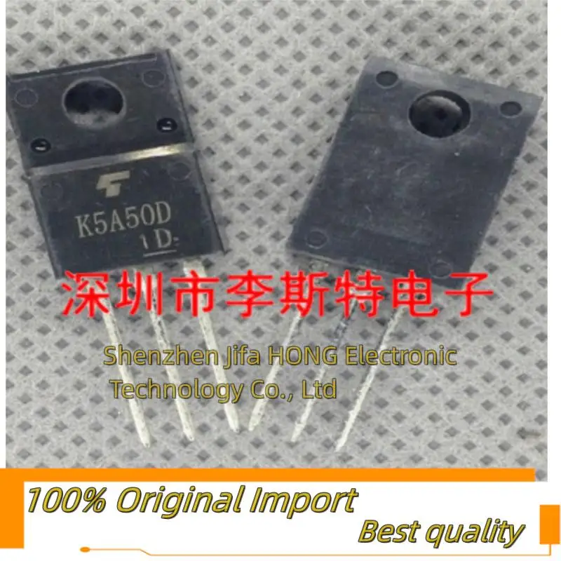 10PCS/Lot K5A60D TK5A60D   TO-220F 600V 5A Imported Original Best Quality