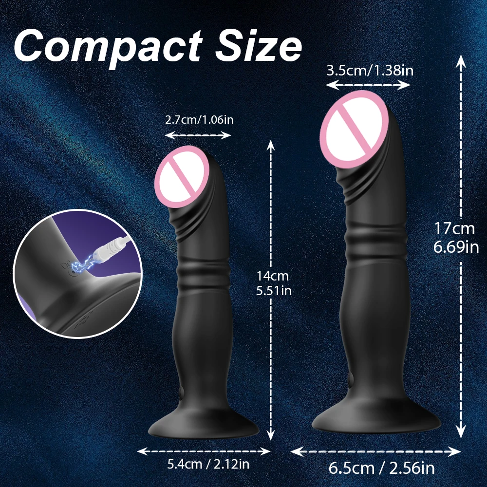 Thrusting جهاز تدليك للبروستاتا المقابس الشرجية التحكم عن بعد تهتز بعقب المكونات G بقعة هزاز دسار للرجال النساء Gode الجنس لعب