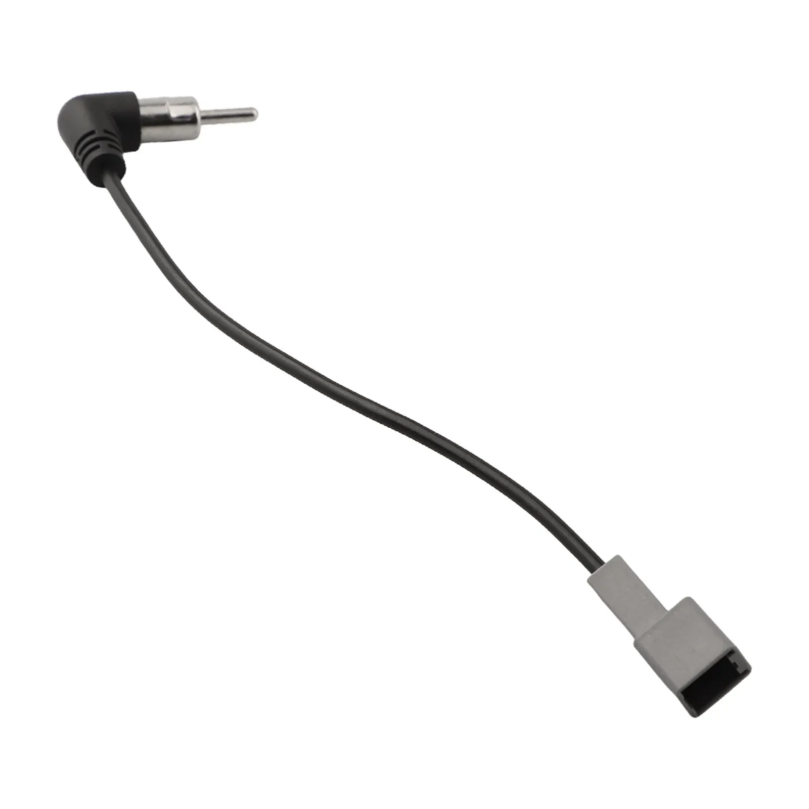 Car Interior Vehicle Audio Upgrade ABS Black CD Wire Cable Radio Antenna Adapter Wear resistant Easy To Install