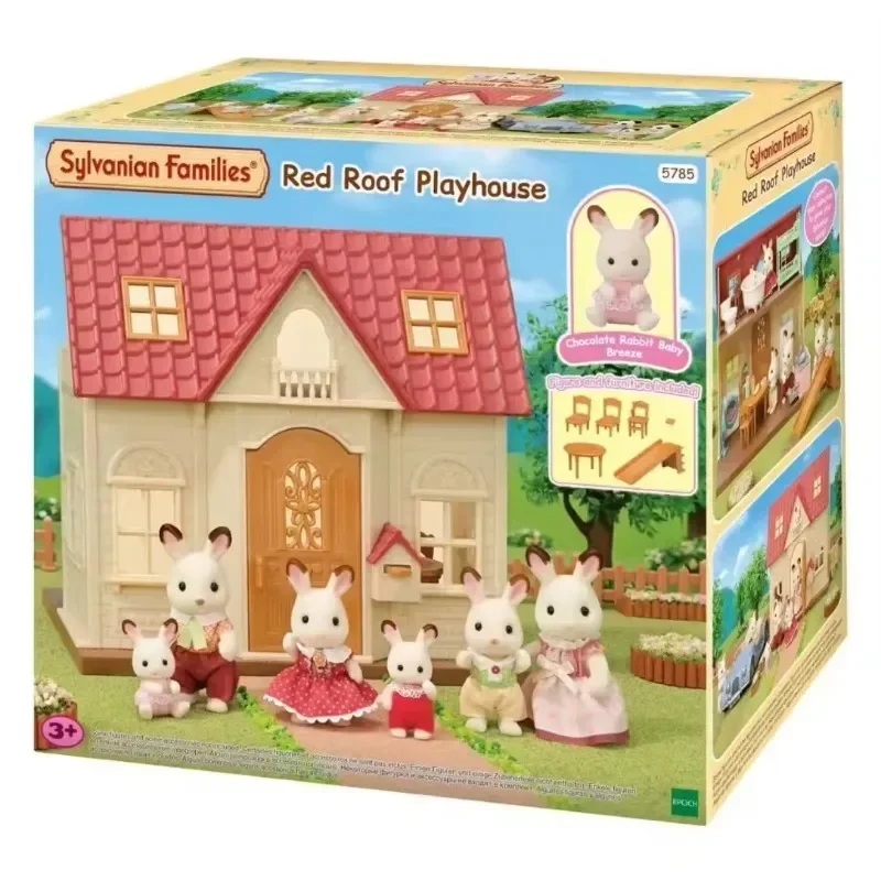 Originale Sylvanian Families Portachiavi Vestiti Sorpresa Mobili Chihuahua Figure Houes Accessori Famiglia Giocattolo Dolce Sogno Casa
