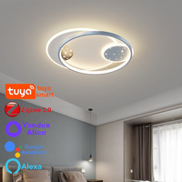 Zigbee Tuya Led Ceiling Lamp Smart Home Decoration Modern Chandelier Alice Assistant Alexa Light Fixture Living Room Decor