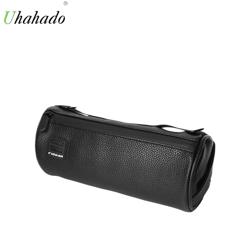 

Bicycle Bag Large Capacity PU Leather Waterproof Handlebar Front Mountain Road Bike Front Satchel Riding