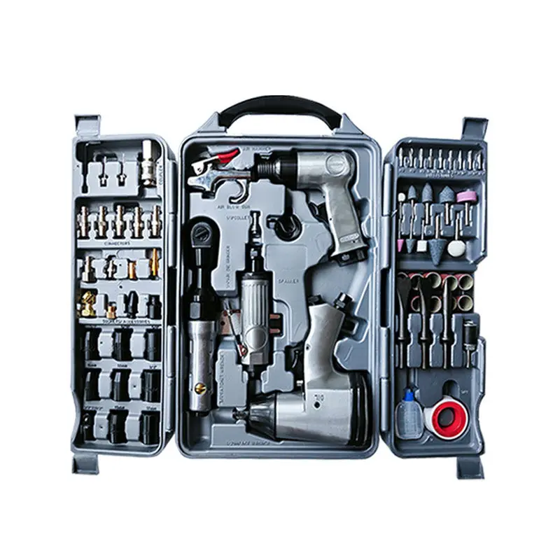 

Пневматический многофункциональный набор: Промышленный гаечный ключ, мощный инструмент для авторемонта, пневматическая лопата, маленькая пневматическая пушка, трещоточный ключ.