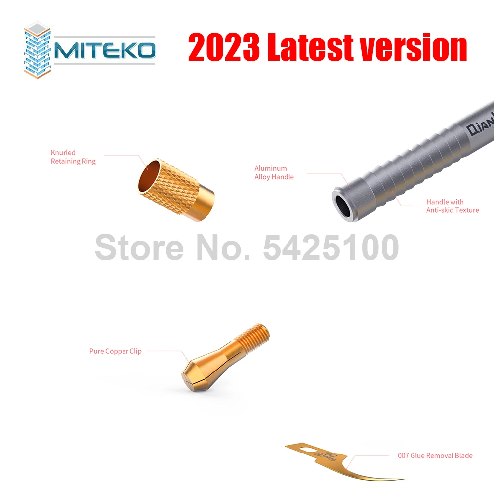 سكين QIANLI 007 008 009 011 أداة صيانة احترافية رقاقة IC إزالة الغراء مكشطة غمد لوحدة المعالجة المركزية للهواتف الذكية