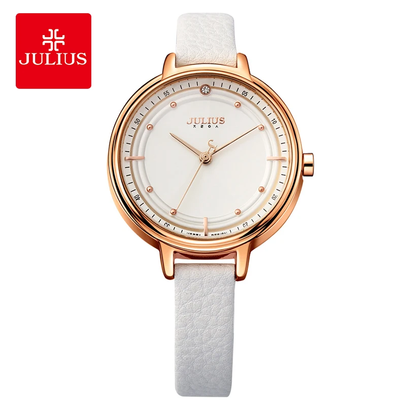 

JULIUS JA-905 New Luxury Rose Gold Lady Watch For Woman Girls Gift Gold Silver Whatch Relogio Feminino Dourado Marca Famosa