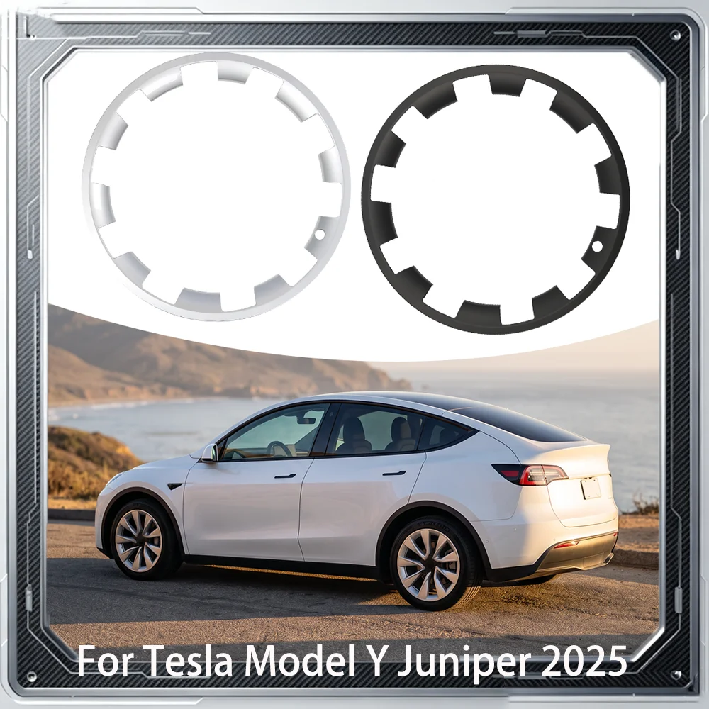 For Tesla Model Y Juniper 2025 Model YL 20 Inch ABS Rim Guard Anti-Scratch Wheel Hubcap Protector Car Exterior Accessories﻿