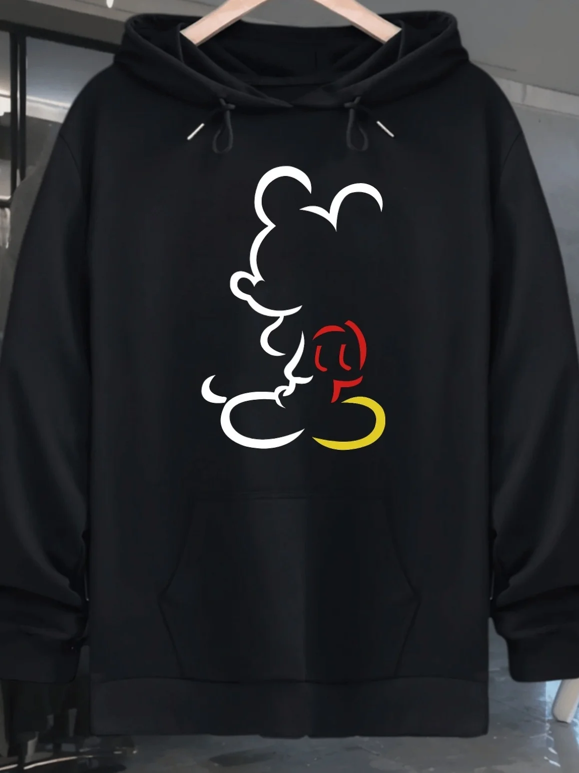 ديزني ميكي ماوس الكرتون أنيمي المرأة البلوز القمم ربيع الخريف الرجال هوديي موضة جديدة الرياضة المتضخم البلوز الملابس