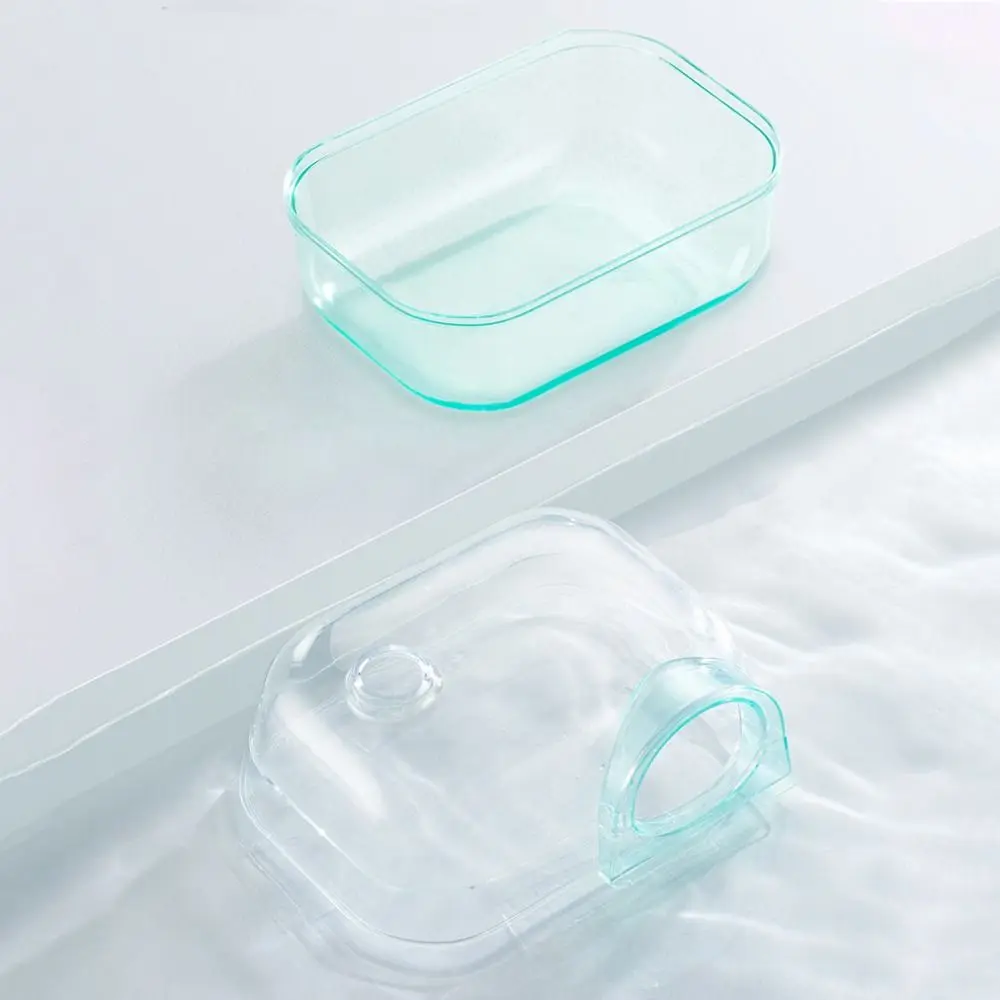 Anti Splash Hamster Sandbox Transparent Detachable Hamster Bath Sand Container Plastic Hamster Toilet Box Pet Cage Landscaping