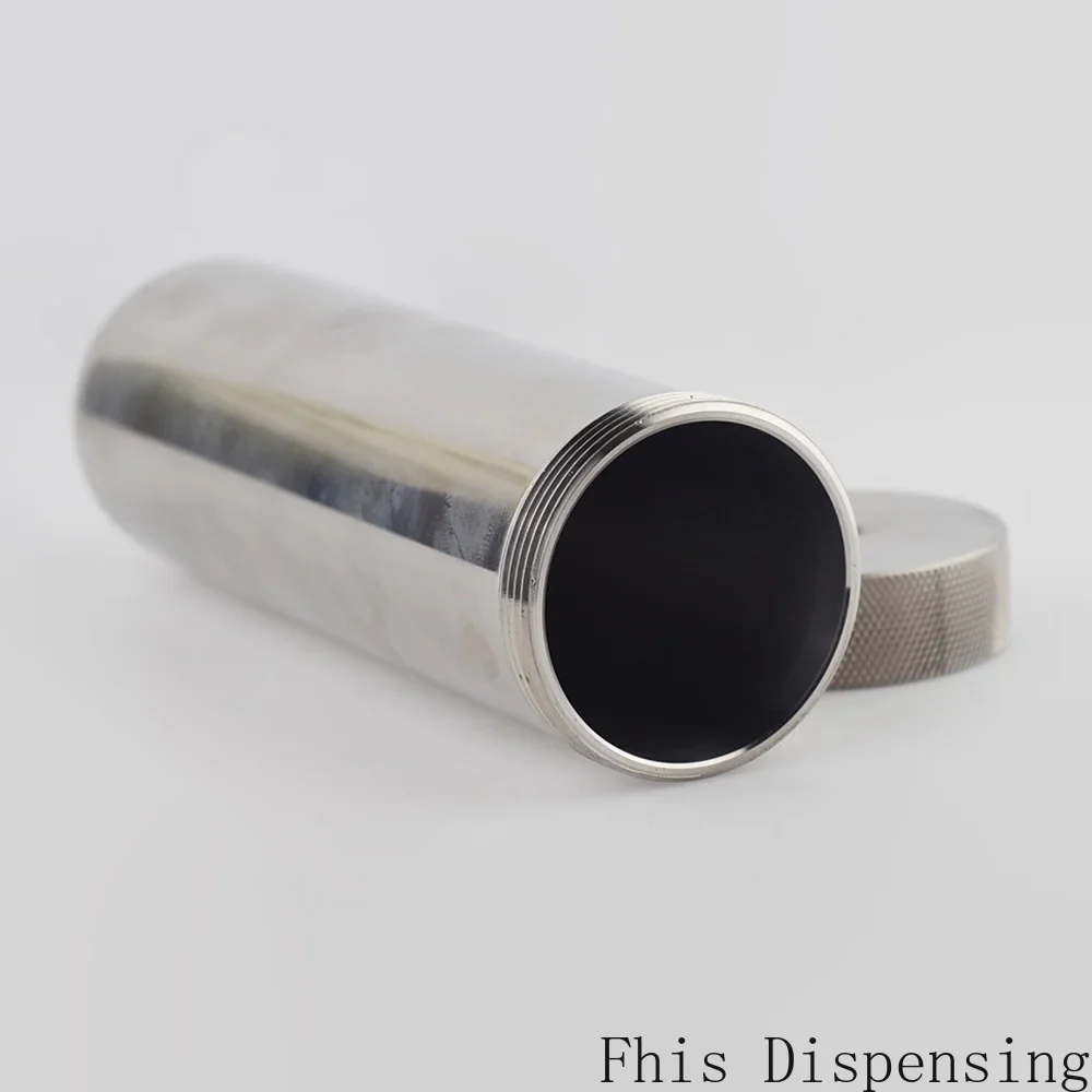 Rubber Cylinder Heating Dispensing Syringe 300cc All Stainless Steel Dispensing Syringe