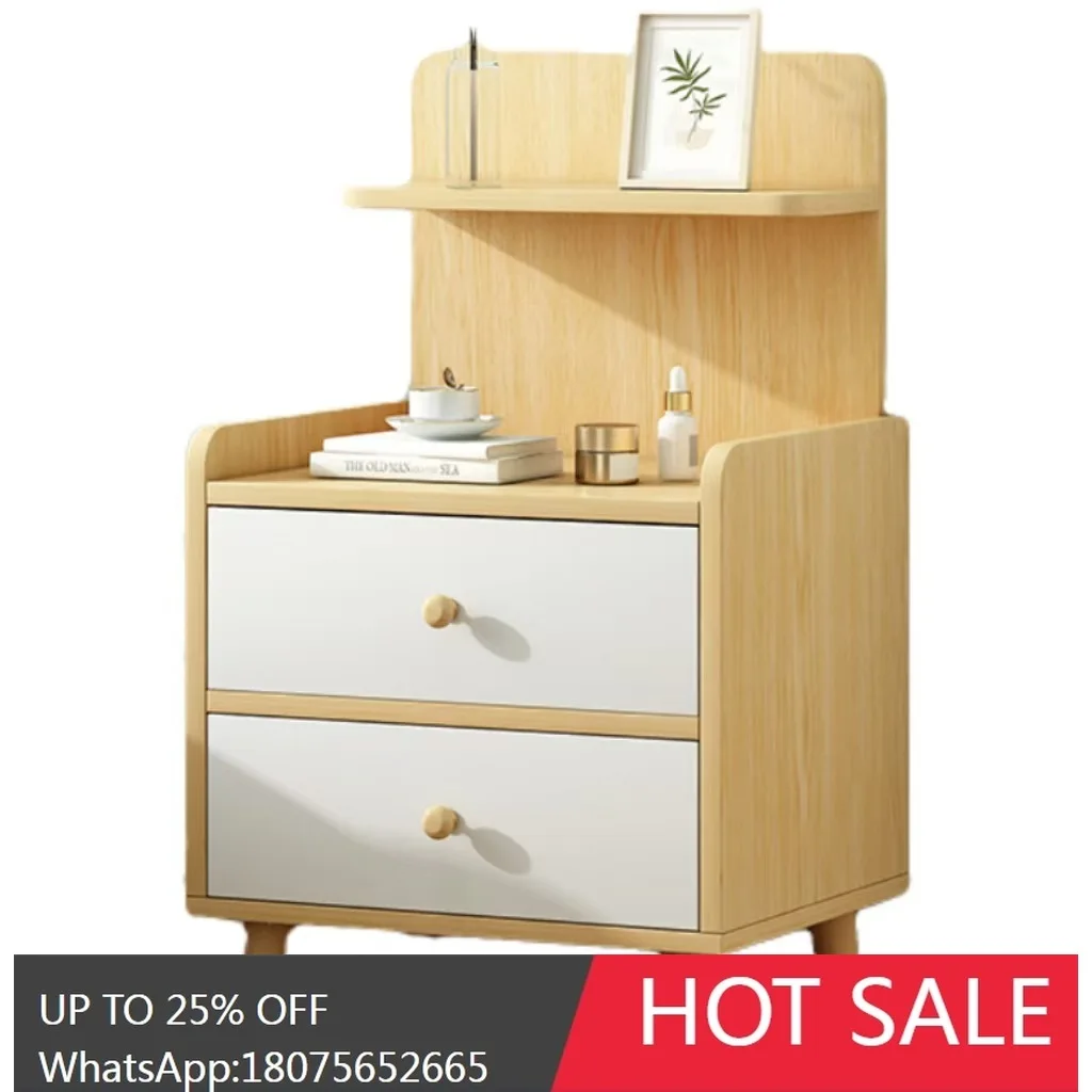 SGF Home Bedside Table Storage Modern Simple Elevated Bedside Cabinet