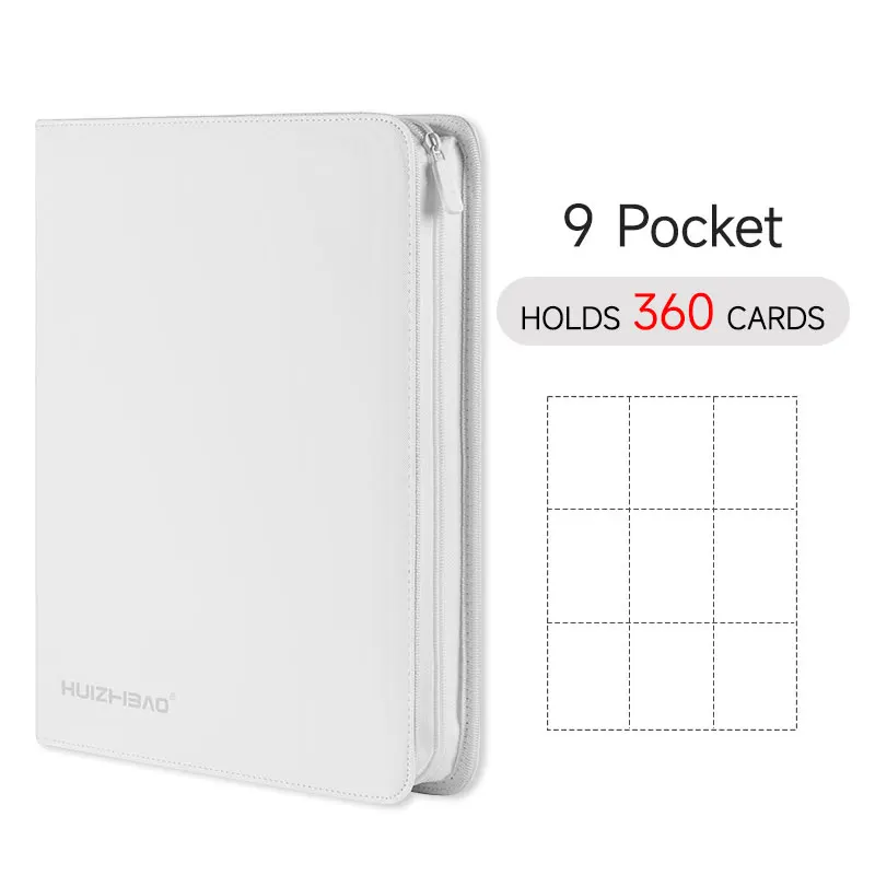 9/12 Pocket Rits Card Binder, Trading card album, Duurzame Side Loading Card voor mtg tcg voor pokemon voor yugioh voor voetbal